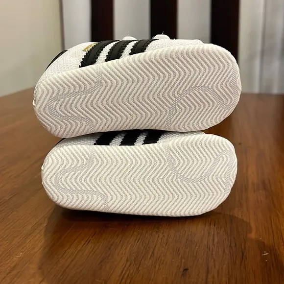 Adidas Superstar Shell Toe Infant Baby Crib Shoes S79916 sneakers Boys Girl Sz 2
