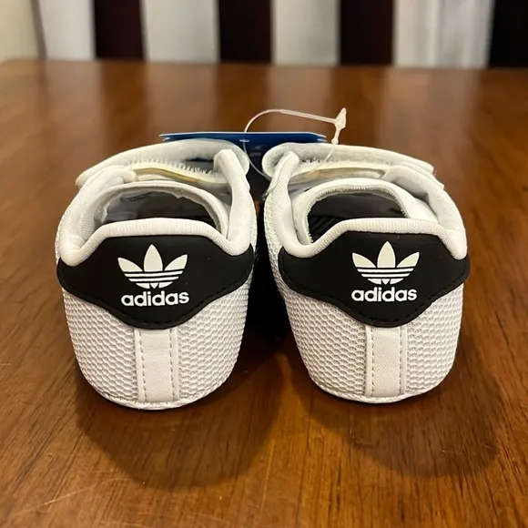 Adidas Superstar Shell Toe Infant Baby Crib Shoes S79916 sneakers Boys Girl Sz 2