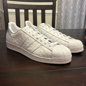 Adidas Superstar Shell Toe Shoes Sneakers New S80341 Ostrich Mens Size 11.5