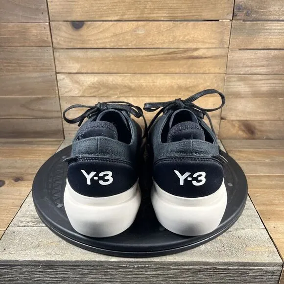 Adidas Womens Sz US 7 (Mens 6)Y-3 Ajatu Court Formal 'Black Bliss' Lace Up Shoes