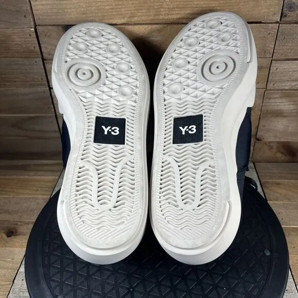 Adidas Womens Sz US 7 (Mens 6)Y-3 Ajatu Court Formal 'Black Bliss' Lace Up Shoes
