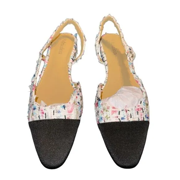 Adrizzlein Womens Slingback Flat shoes