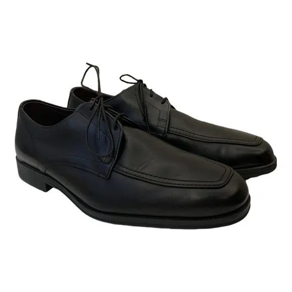 AE by Allen Edmonds Men's Tribeca Black Leather Derby Dress Shoes Size 9