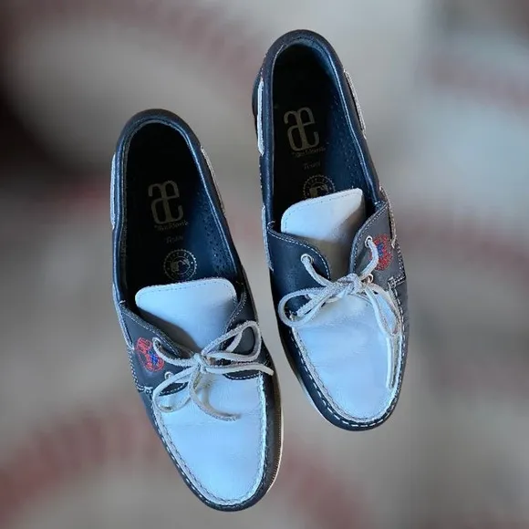 AE by Allen Edmonds MLB Team New York Yankees Boat Shoes Men's Sz 9