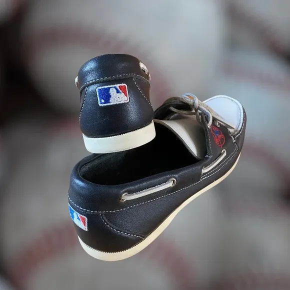 AE by Allen Edmonds MLB Team New York Yankees Boat Shoes Men's Sz 9