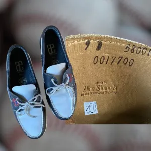 AE by Allen Edmonds MLB Team New York Yankees Boat Shoes Men's Sz 9