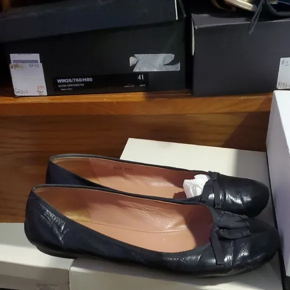 Alaia In Box Preowned Black Women's Ballet Flats