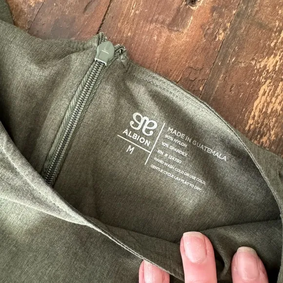 Albion Fit Heather Green Going Places Dress
