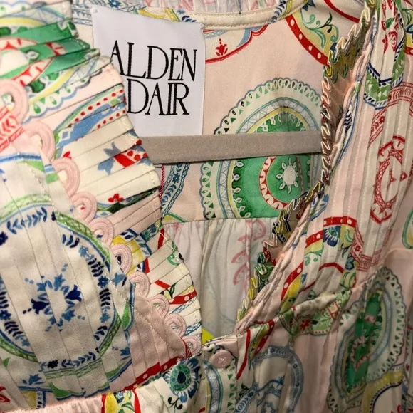 Alden Adair Abigail Dress- Porcelain
