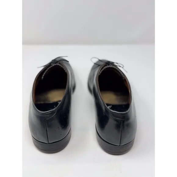 Alden Mens Shoes Black Leather Oxford Derby Dress Lace Up Classic Formal US 10.5