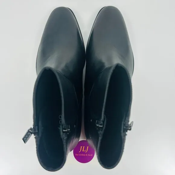 Aldo Men's Black Leather Double Side Zip Ankle Beatle Boots Size 10