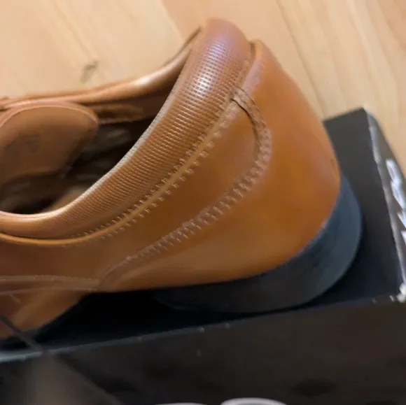 Aldo Men's Brown Leather Dress Shoes Feririen-28 Size 9 Gently Used