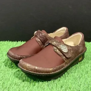 Alegria Dream Fit Dena Brown Slip On Shoes. Size 8