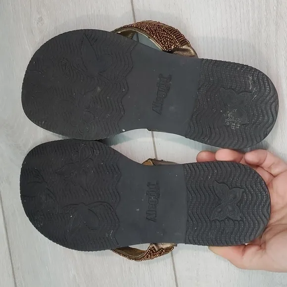 Alegria Women Comfort BAL-201 Baliwood  Thong Flats Sandals Shoes sz 37/7-7.5