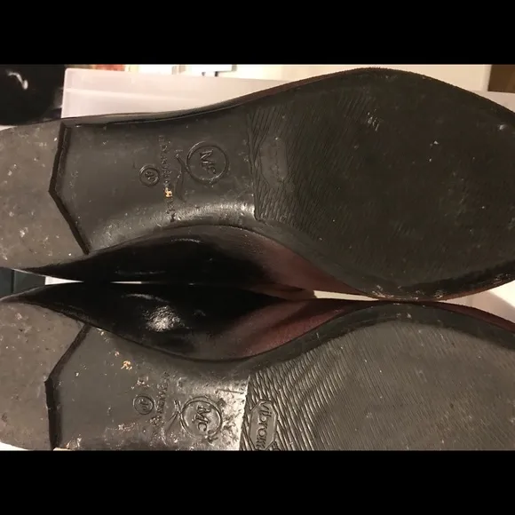 Alexander McQUeen dual tone-Seude/patent  flats