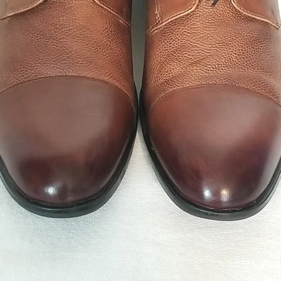 Alfani Brown Leather Chukka Boots Size 10