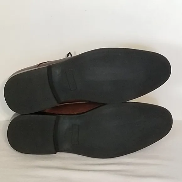Alfani Brown Leather Chukka Boots Size 10