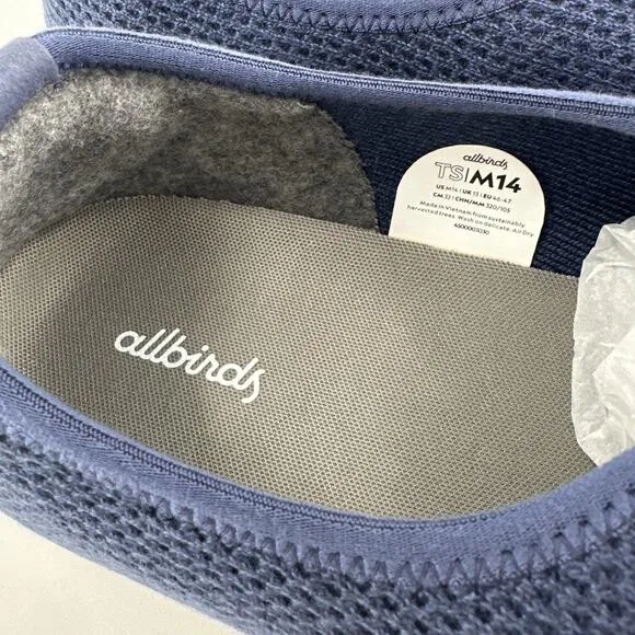 Allbirds Men's Hazy Indigo Tree Skippers Everyday Sneakers Size 14