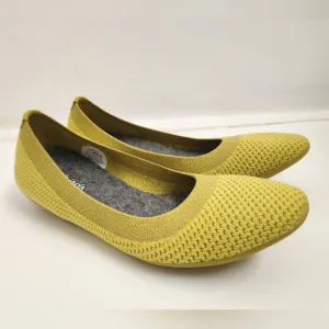 Allbirds Tree Breesers Size 5.5 Yellow Volt Flats Women Slip On Comfort New