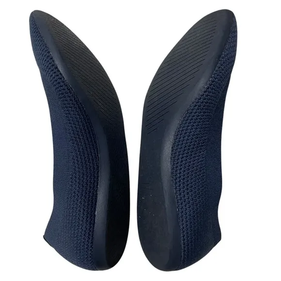 Allbirds Tree Breezers Ballet Flats Knit Navy Blue Size 10 Comfort
