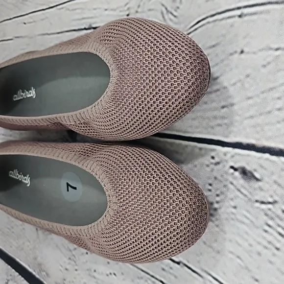 Allbirds Tree Breezers Pointed NWOT Women's Rose Mauve Pink Ballet Flats Size 7