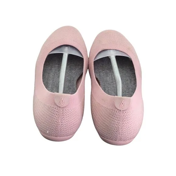 Allbirds Tree Breezers Shoes Womens 10 Flats Pink Comfort Slip On Stretch Flat