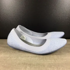 Allbirds Tree Breezers Women's Size 10 Whitecap Blue Slip On Ballet Flats Shoes