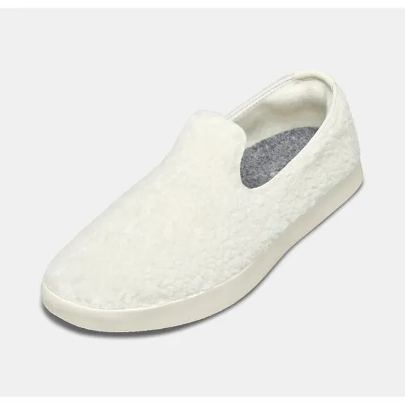 Allbirds Wool Lounger Fluff Natural White Men's Size 12 NEW Slip-On Loafer