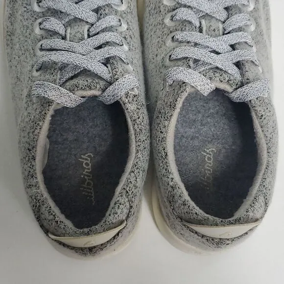 Allbirds Women's Wool Pipers Sneakers Shoes Dapple Grey White Sole Size 7