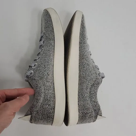 Allbirds Women's Wool Pipers Sneakers Shoes Dapple Grey White Sole Size 7