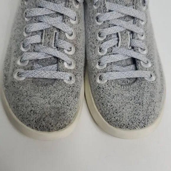 Allbirds Women's Wool Pipers Sneakers Shoes Dapple Grey White Sole Size 7