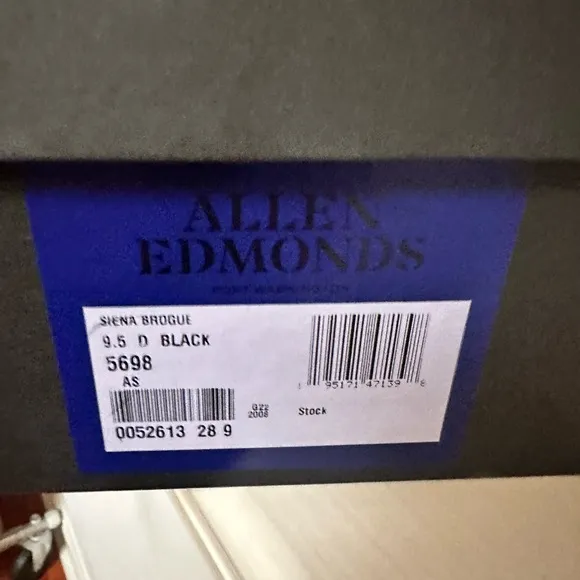 Allen Edmonds Black Leather Men's Dress Shoes