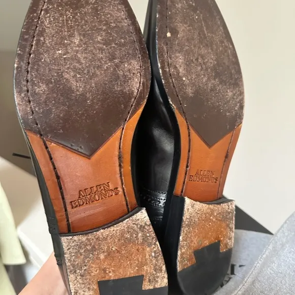 Allen Edmonds Black Leather Men's Dress Shoes