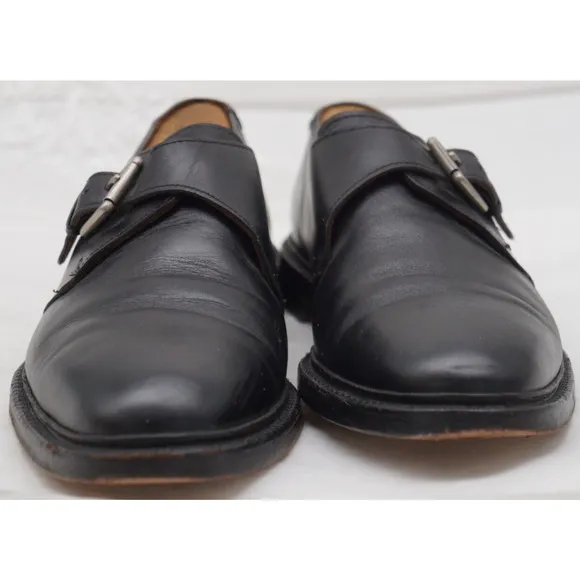 Allen Edmonds Black Norwich Monk Strap Men's Shoes sz 12D