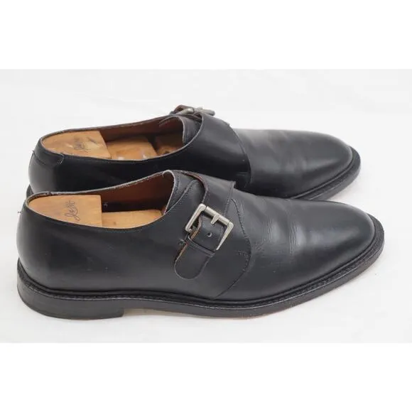 Allen Edmonds Black Norwich Monk Strap Men's Shoes sz 12D