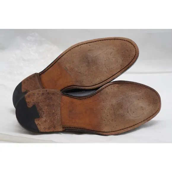 Allen Edmonds Black Norwich Monk Strap Men's Shoes sz 12D
