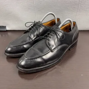 Allen Edmonds Bradley Black Leather Split Toe Derby Dress Show Size 8.5