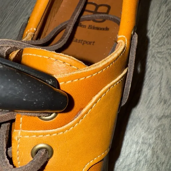 ALLEN EDMONDS Brown Tan Eastport Boat Shoes Size 10B Loafers Slip On *READ