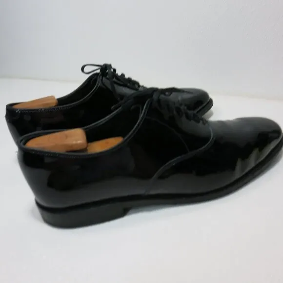Allen Edmonds Carlyle Plain-toe Patent Leather Oxford Dress Formal Shoes Sz 12 D