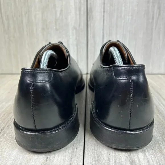 Allen Edmonds Delray Black Split Toe Oxford Derby Dress Shoe Mens Size 10.5