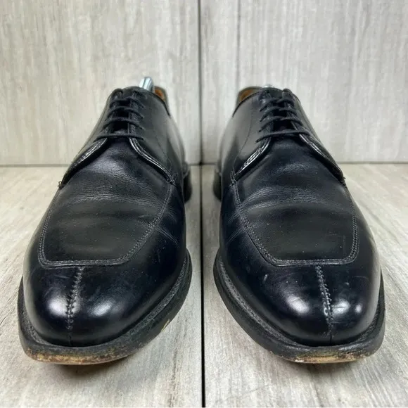 Allen Edmonds Delray Black Split Toe Oxford Derby Dress Shoe Mens Size 10.5