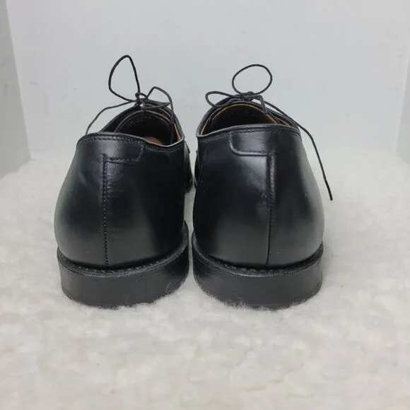 Allen Edmonds Flatiron Men's 15 Shoes Black Leather Brogue Toe Oxford Derby