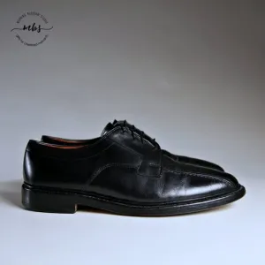 Allen Edmonds Hillcrest Black Leather Bicycle Toe Derby Shoes