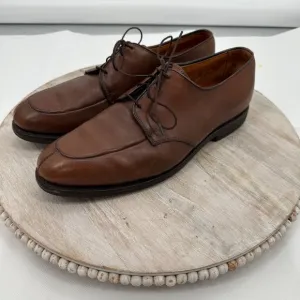 Allen Edmonds Kennett Derby Shoe Men's 12D‎ Brown Leather Split Toe Oxford
