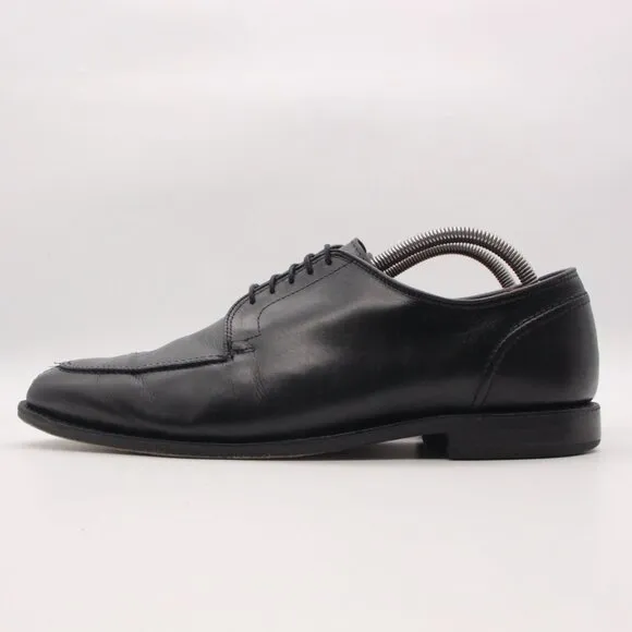 Allen Edmonds LaSalle Shoes Men's 10 D Black Leather Chili Split Toe Derby USA