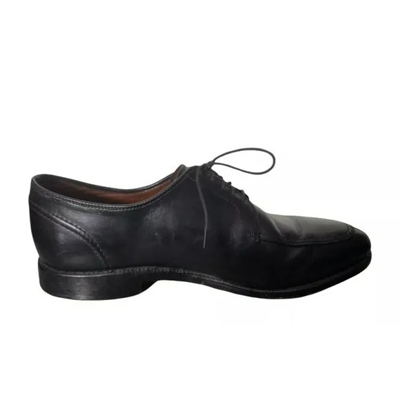 Allen Edmonds 'LaSalle' Size 9.5 D Split Toe Derby Black‎ Leather Dress Shoes