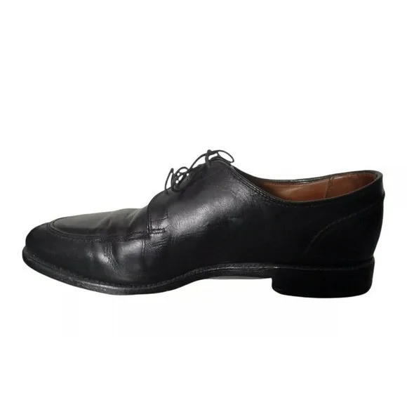 Allen Edmonds 'LaSalle' Size 9.5 D Split Toe Derby Black‎ Leather Dress Shoes