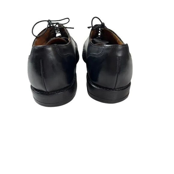 Allen Edmonds Lauderdale Mens Woven Cap Toe Black Dress Shoes Men's Size US 9