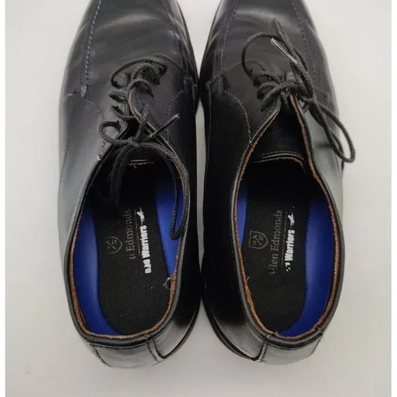 Allen Edmonds LAX Black Calf Split Toe Derby Road Warriors Men's 9 D