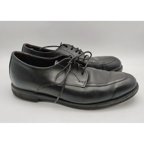 Allen Edmonds LAX Black Calf Split Toe Derby Road Warriors Men's 9 D